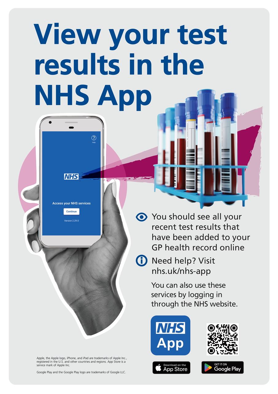 view your results online